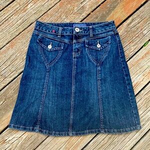 Baccini Denim Jeans Skirt Size 4